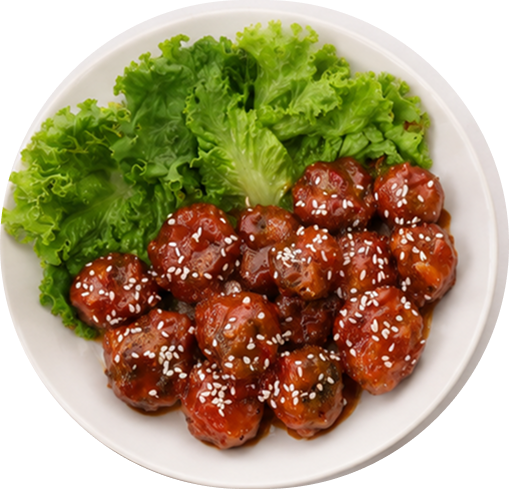 Stuffed Honey Chilly Mushroom
