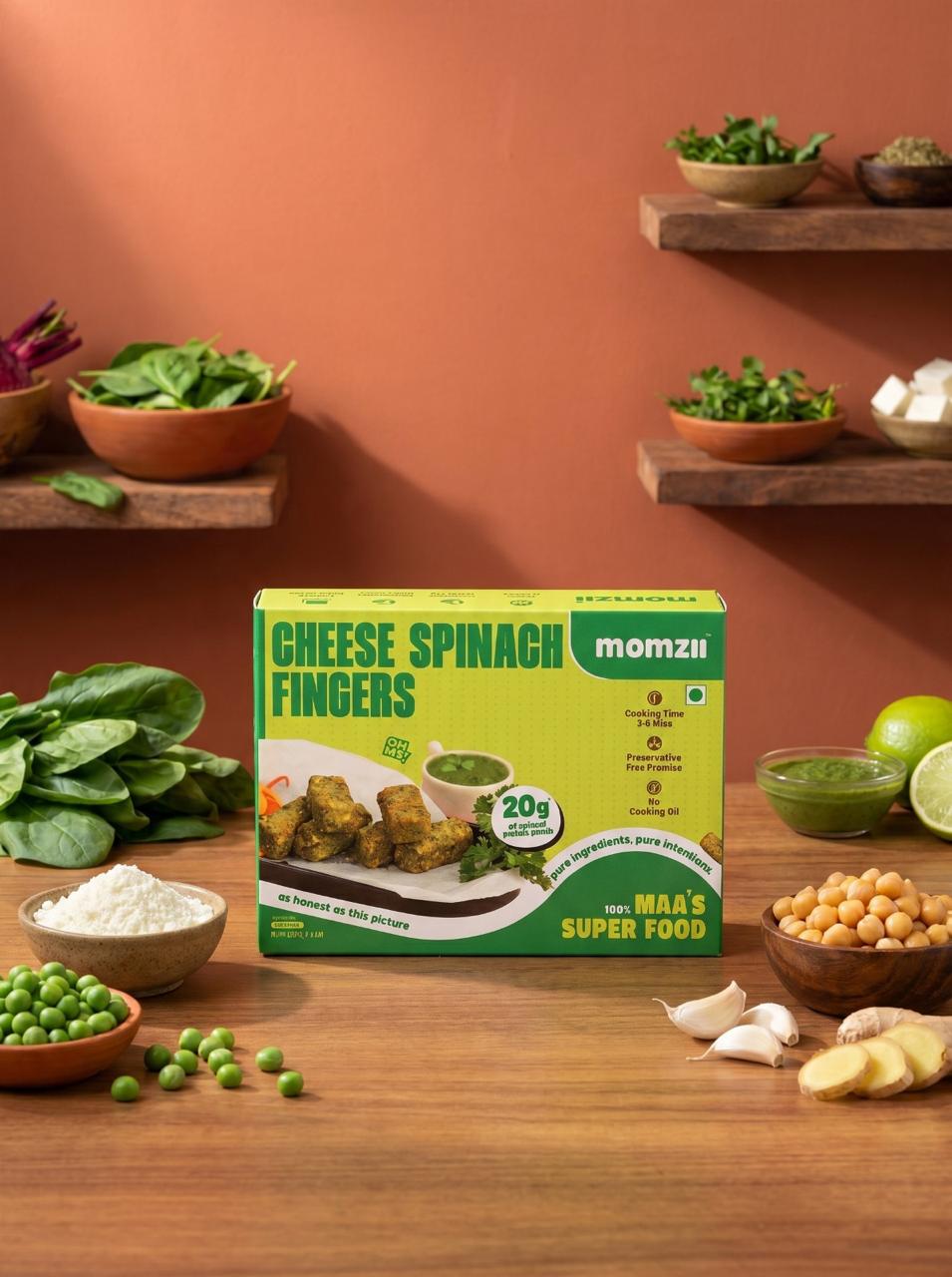 Spinach Cheese Fingers