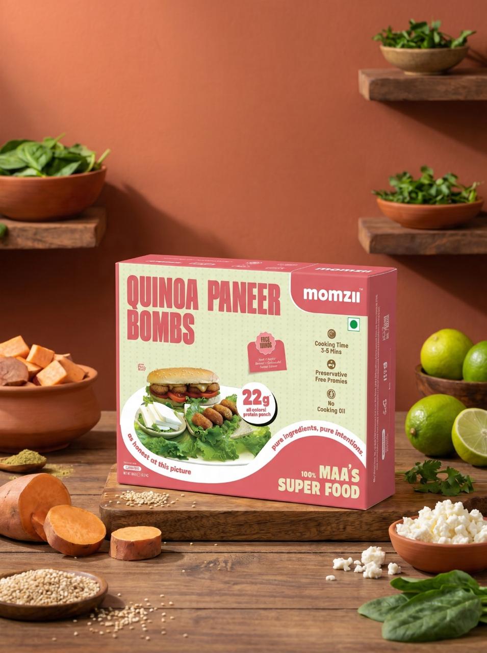 Quinoa Paneer Bombs